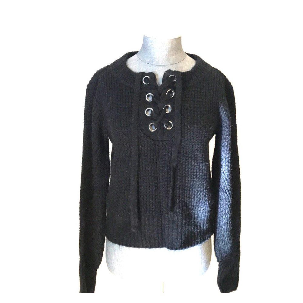 Kendall & Kylie Black Sweater